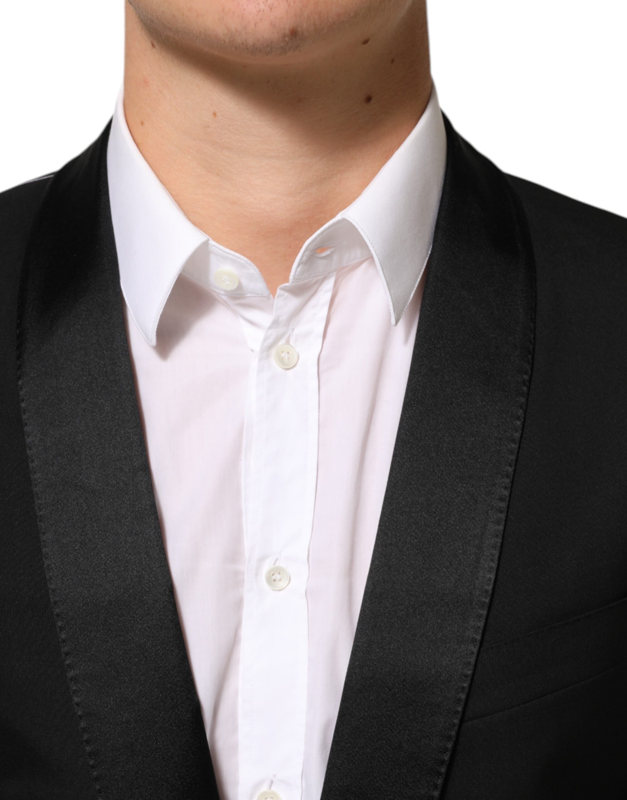 Dolce & Gabbana Black MARTINI 1 Button Suit Jacket Blazer - Image 5