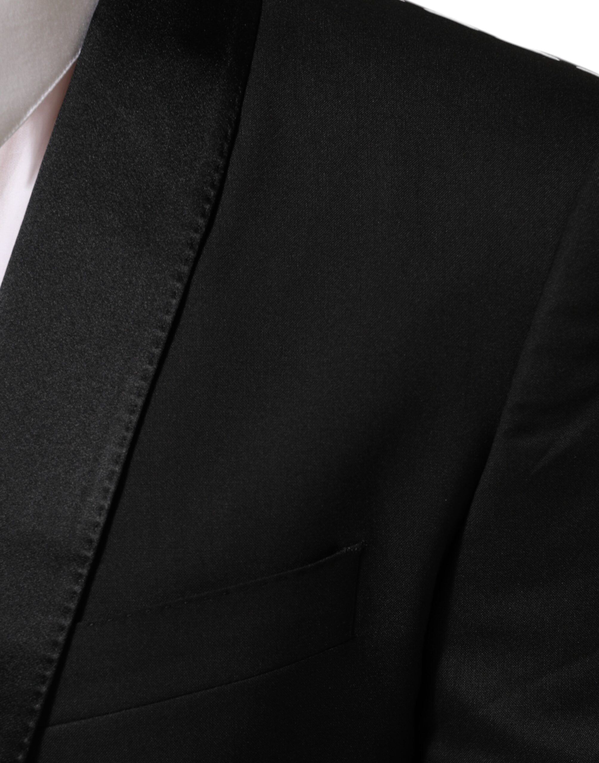 Dolce & Gabbana Black MARTINI 1 Button Suit Jacket Blazer - Image 6