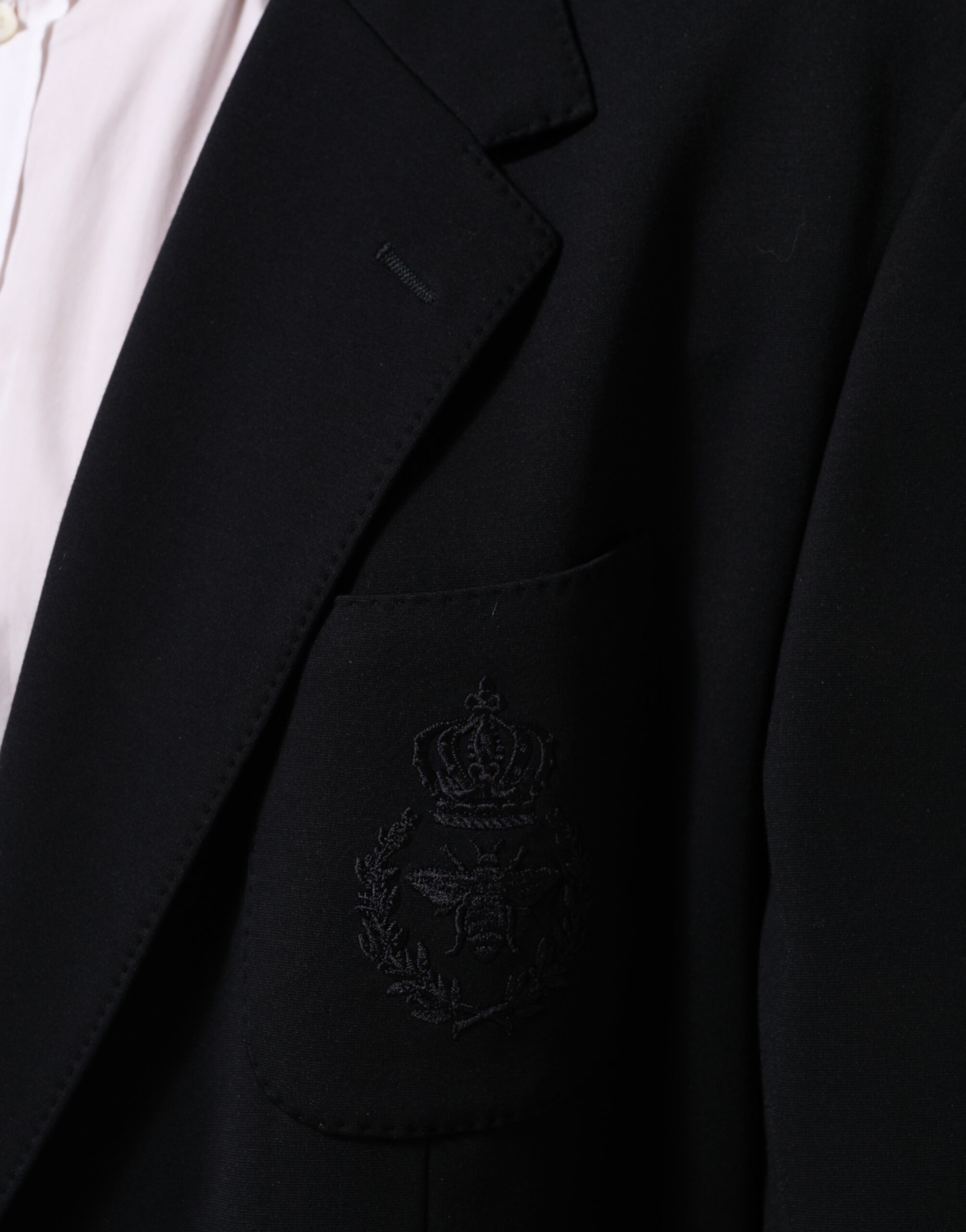 Dolce & Gabbana Black Viscose 2 Buttons Suit Jacket Blazer - Image 6