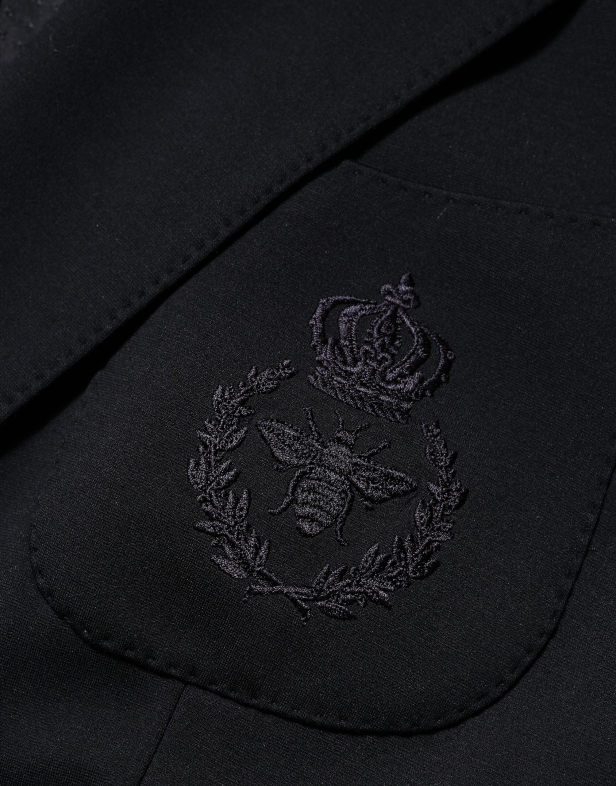 Dolce & Gabbana Black Viscose 2 Buttons Suit Jacket Blazer - Image 8