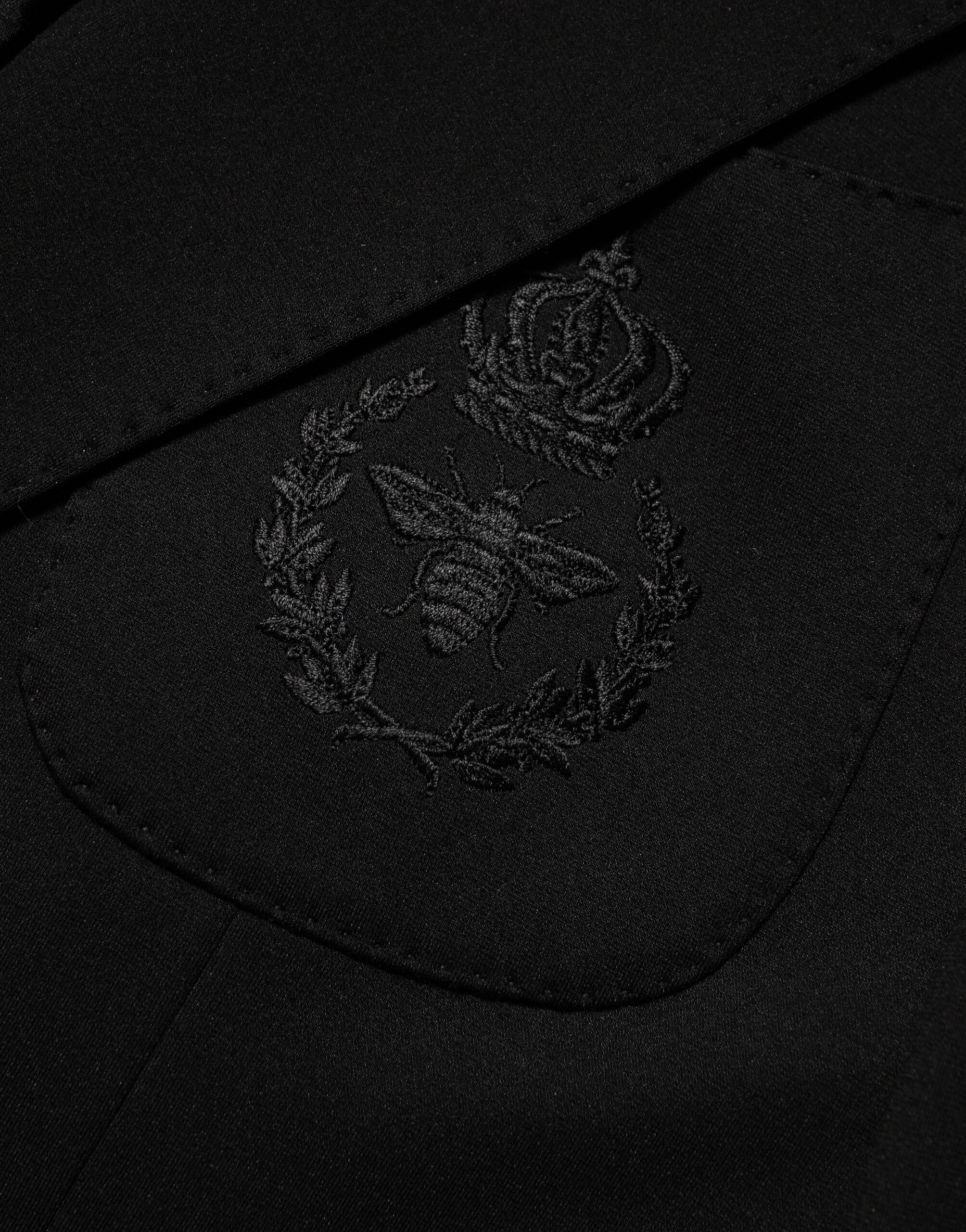 Dolce & Gabbana Black Viscose 2 Buttons Suit Jacket Blazer - Image 8
