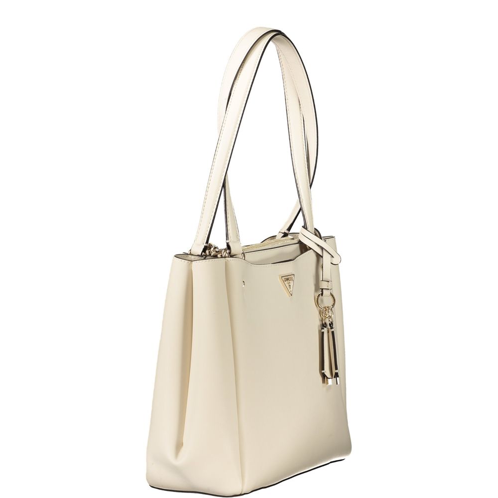 Guess Jeans White Polyethylene Handbag - Image 3