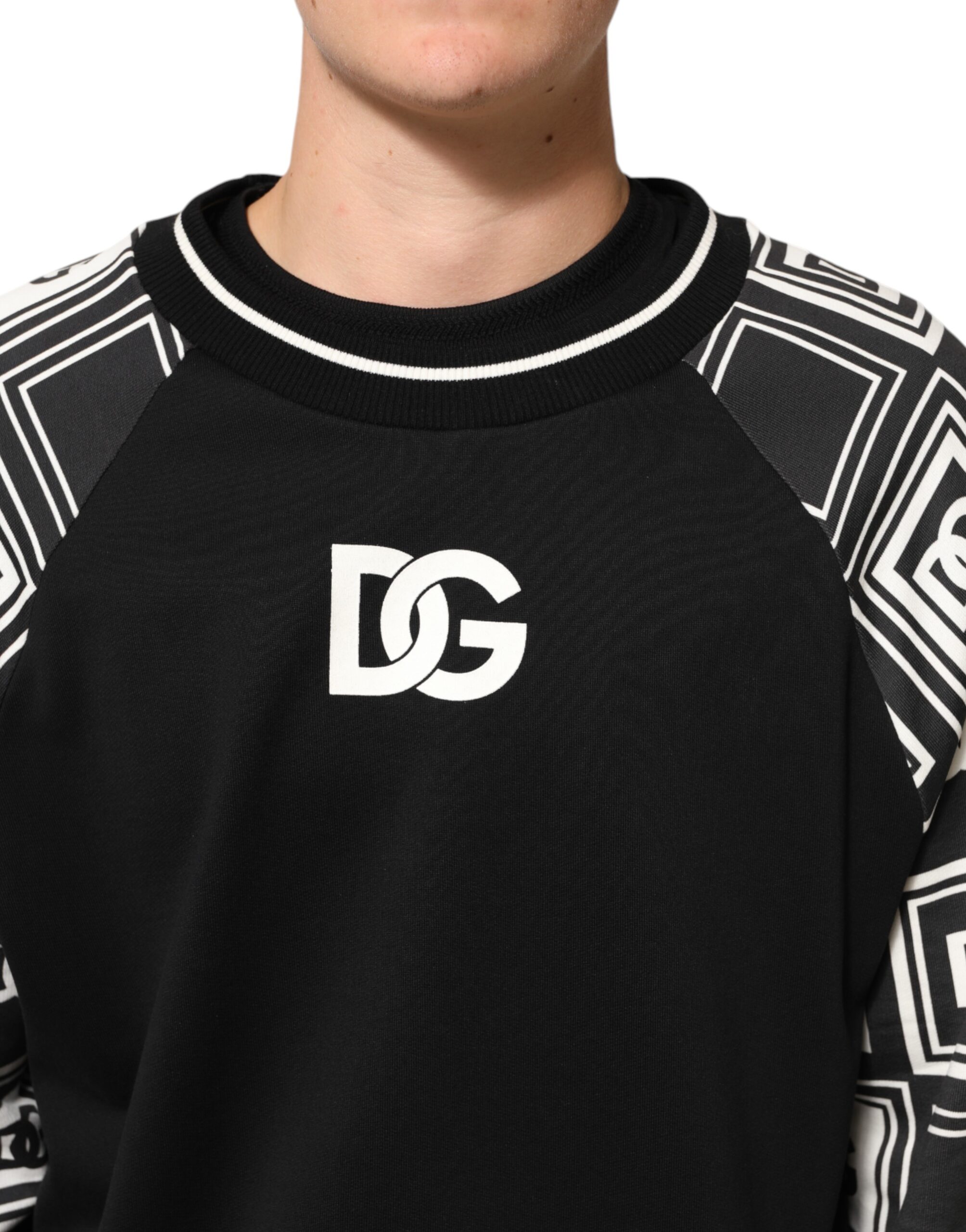 Dolce & Gabbana Black Magnificent DG Logo Sweatshirt Sweater - Image 5