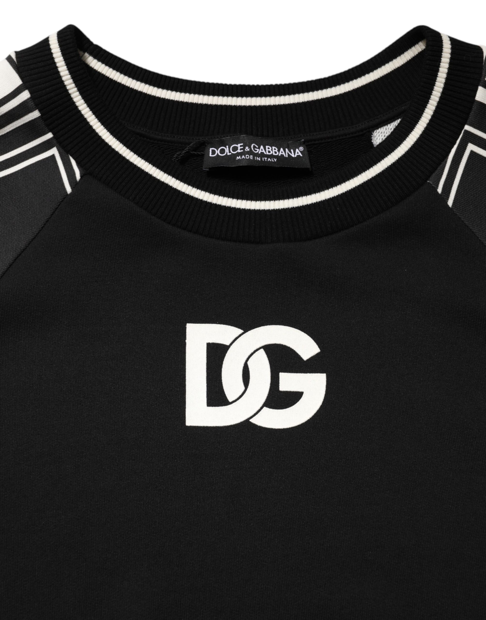 Dolce & Gabbana Black Magnificent DG Logo Sweatshirt Sweater - Image 7