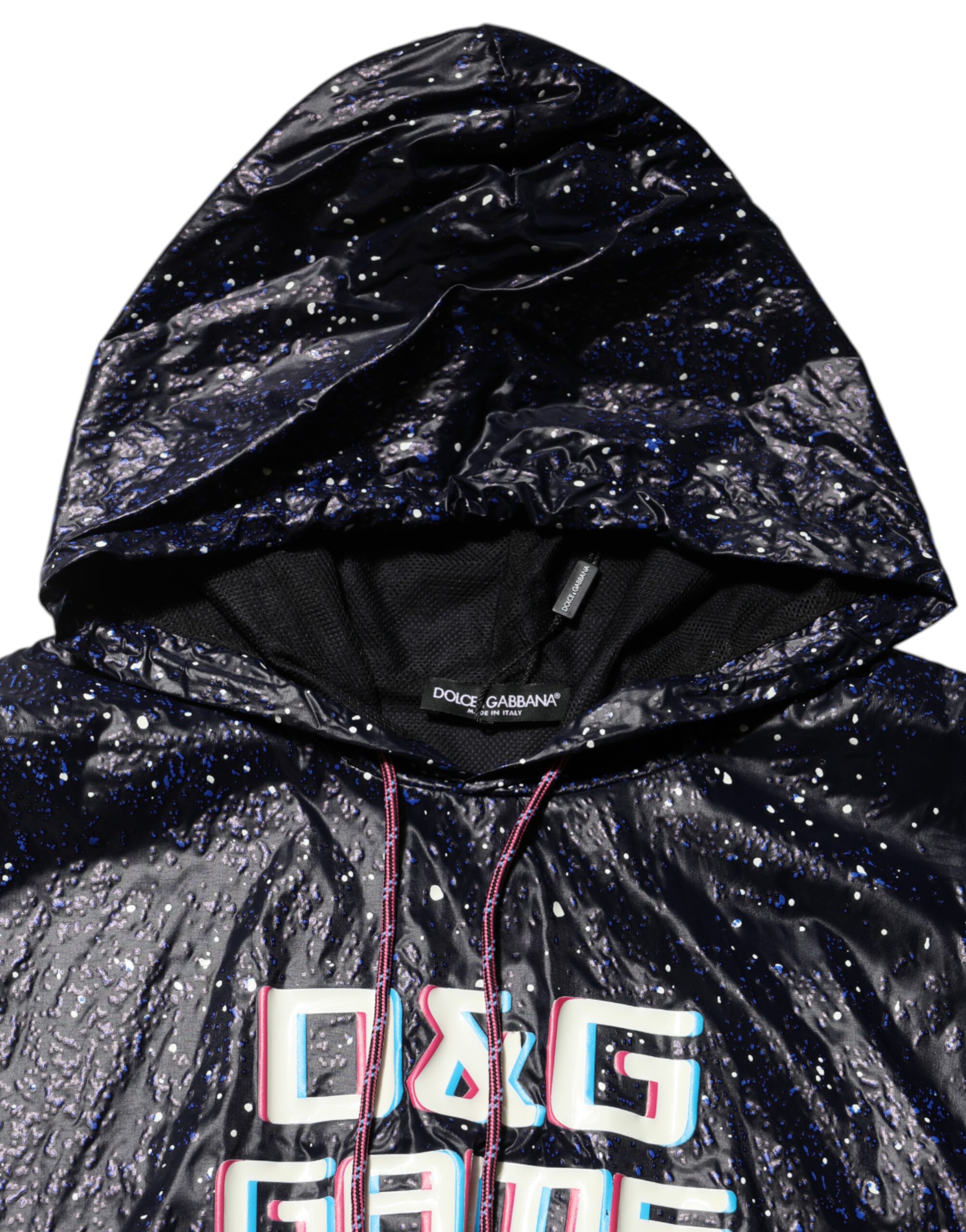 Dolce & Gabbana Blue D&G Game Hooded Men Sweatshirt Sweater - Image 7