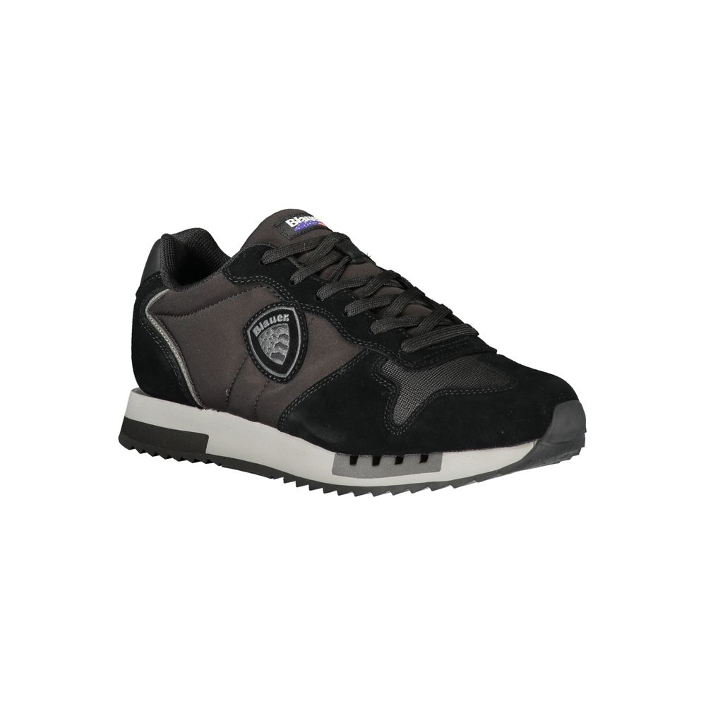 Blauer Black Polyurethane Men Sneaker - Image 2