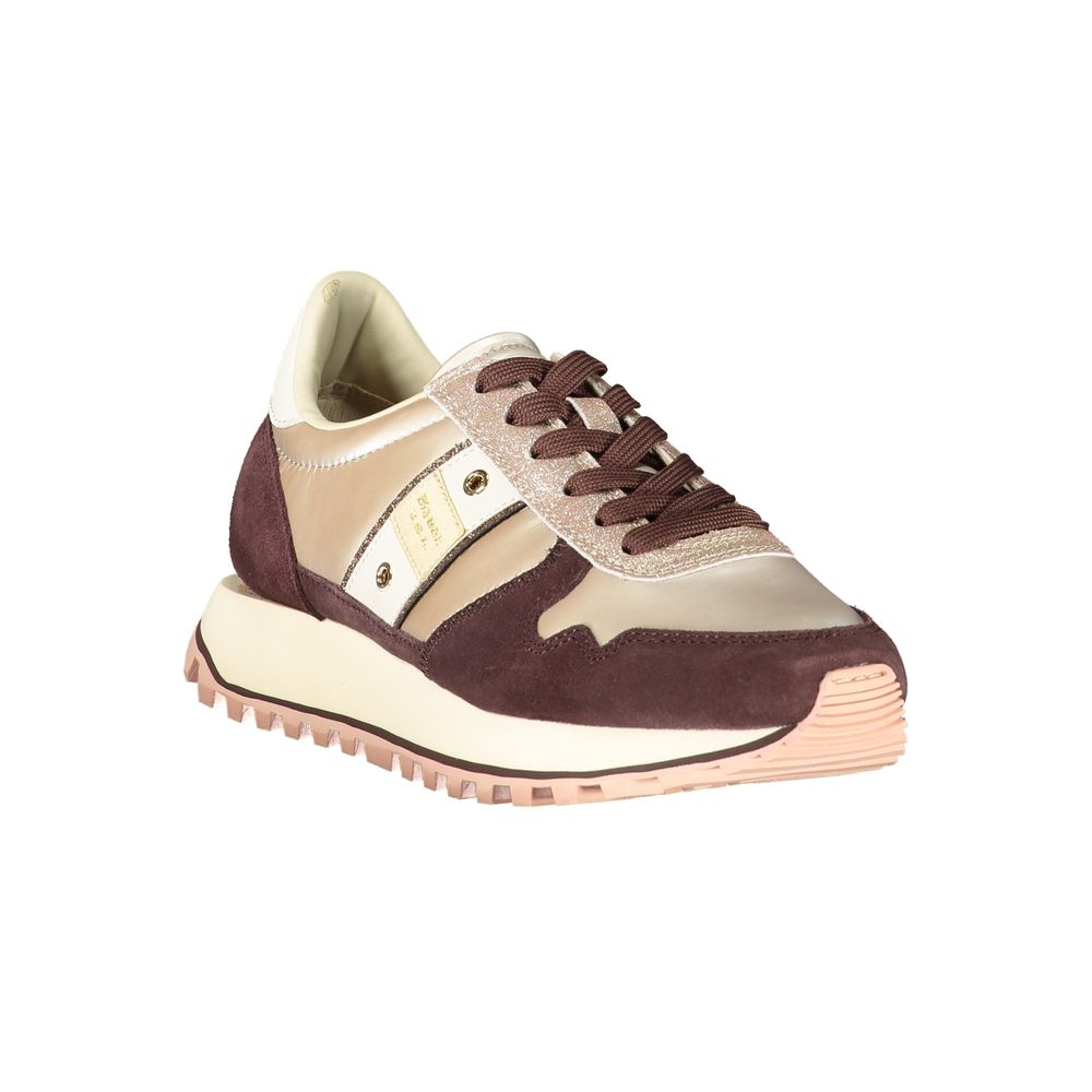 Blauer Beige Leather Women Sneaker - Image 2
