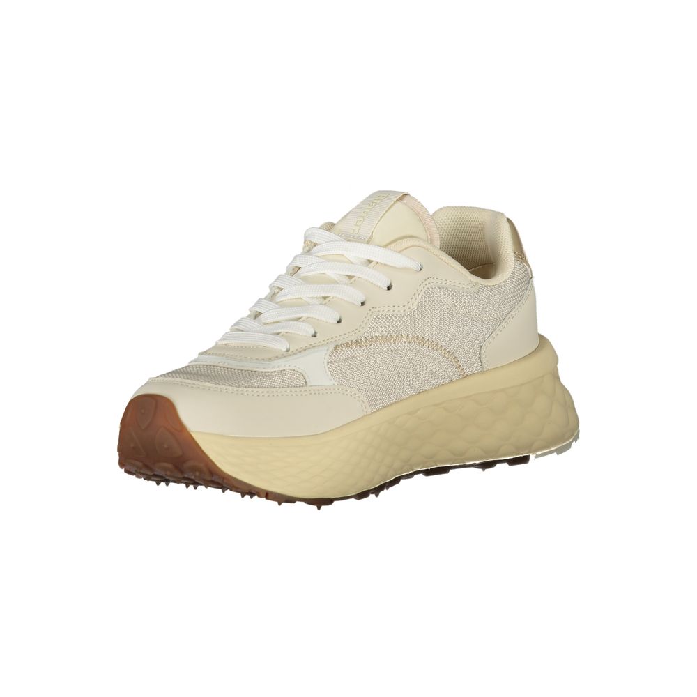 Blauer Beige Leather Women Sneaker - Image 3