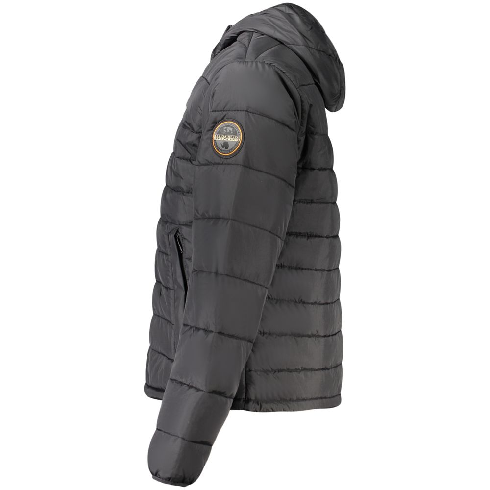 Napapijri Black Polyamide Jackets & Coat - Image 3