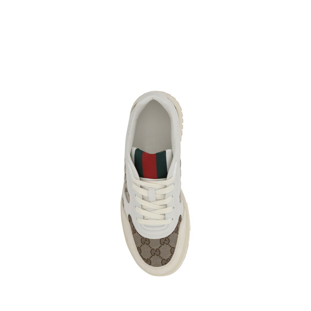 Gucci Multicolor Fabric Low Top Sneakers - Image 4