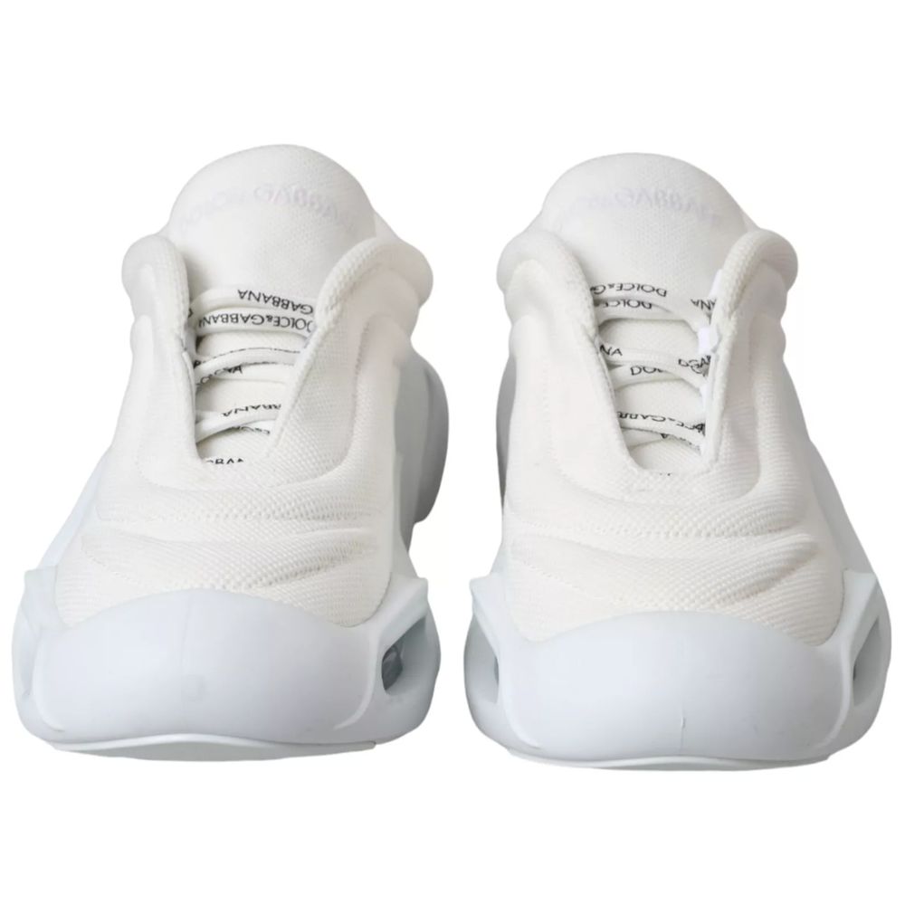 Dolce & Gabbana White Polyester Sneaker - Image 5