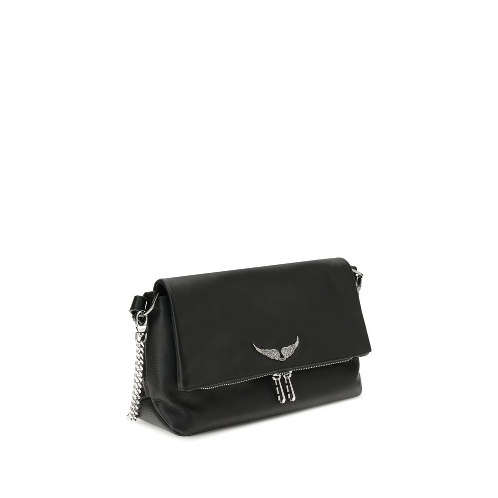 Zadig & Voltaire Black Calf Leather Bos Taurus Shoulder Bag - Image 2