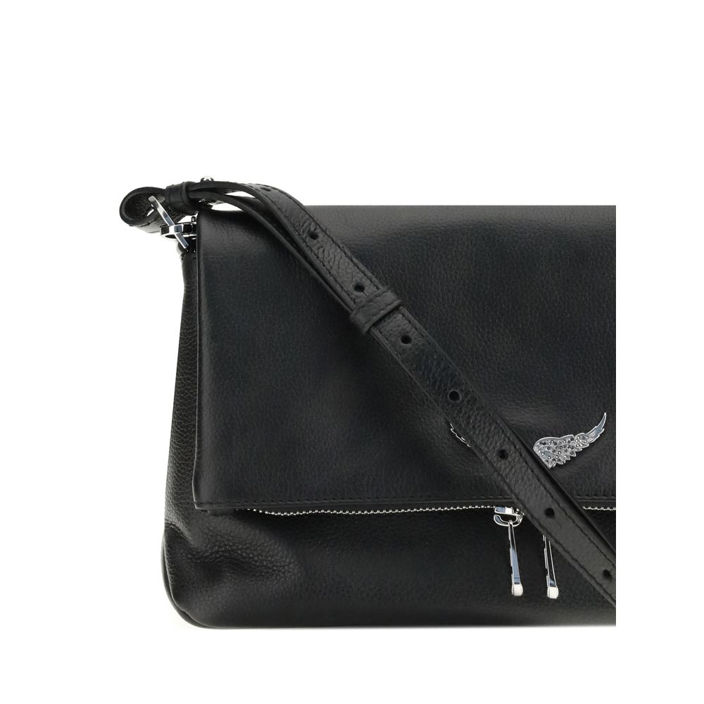 Zadig & Voltaire Black Calf Leather Bos Taurus Shoulder Bag - Image 5