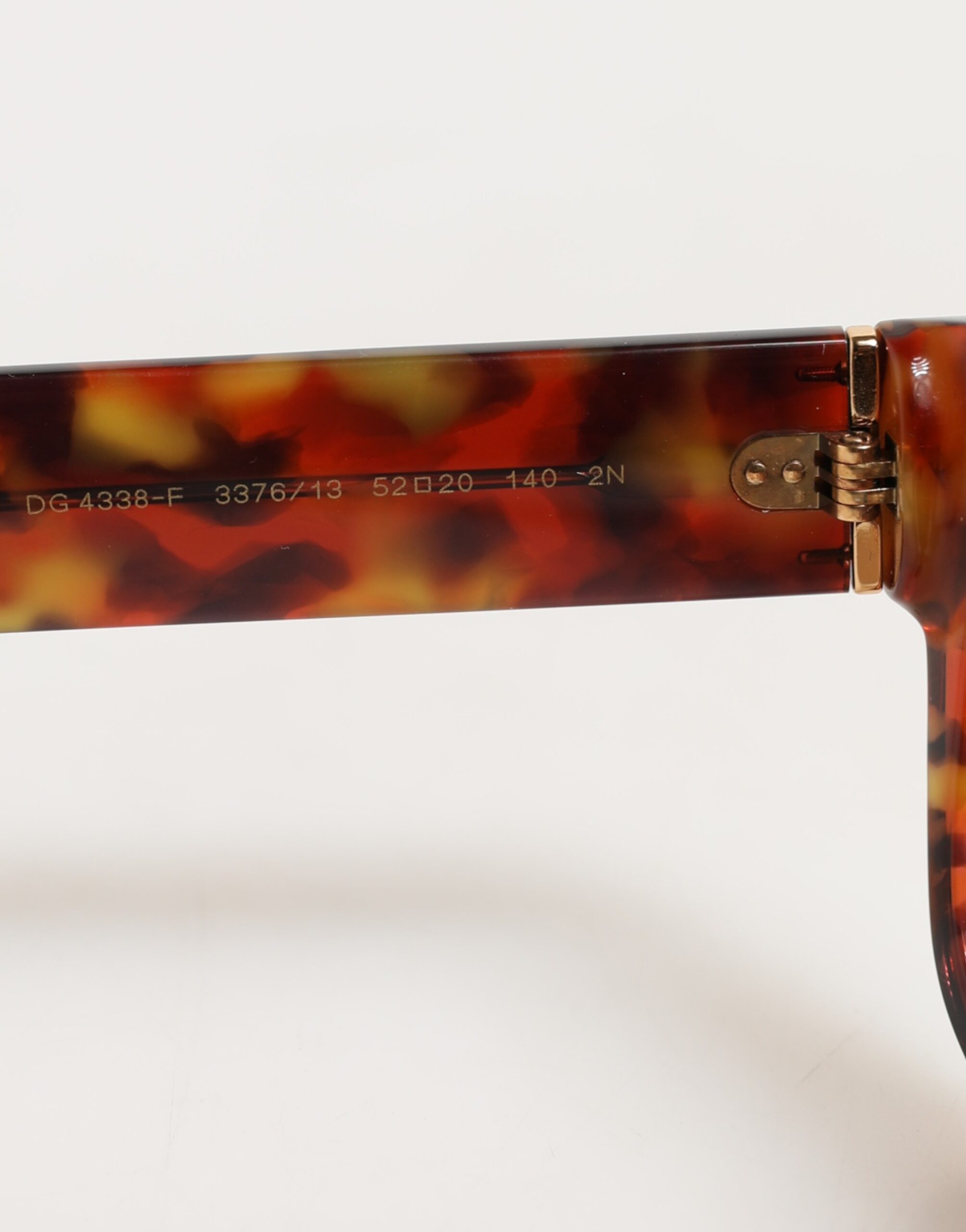 Dolce & Gabbana DG4338F Brown Havana Full Rim Round Lenses Sunglasses - Image 6