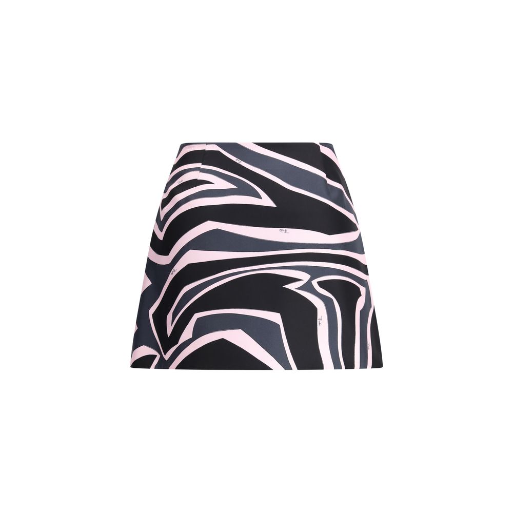 Emilio Pucci Wrap mini Skirt with Marmo print - Image 2
