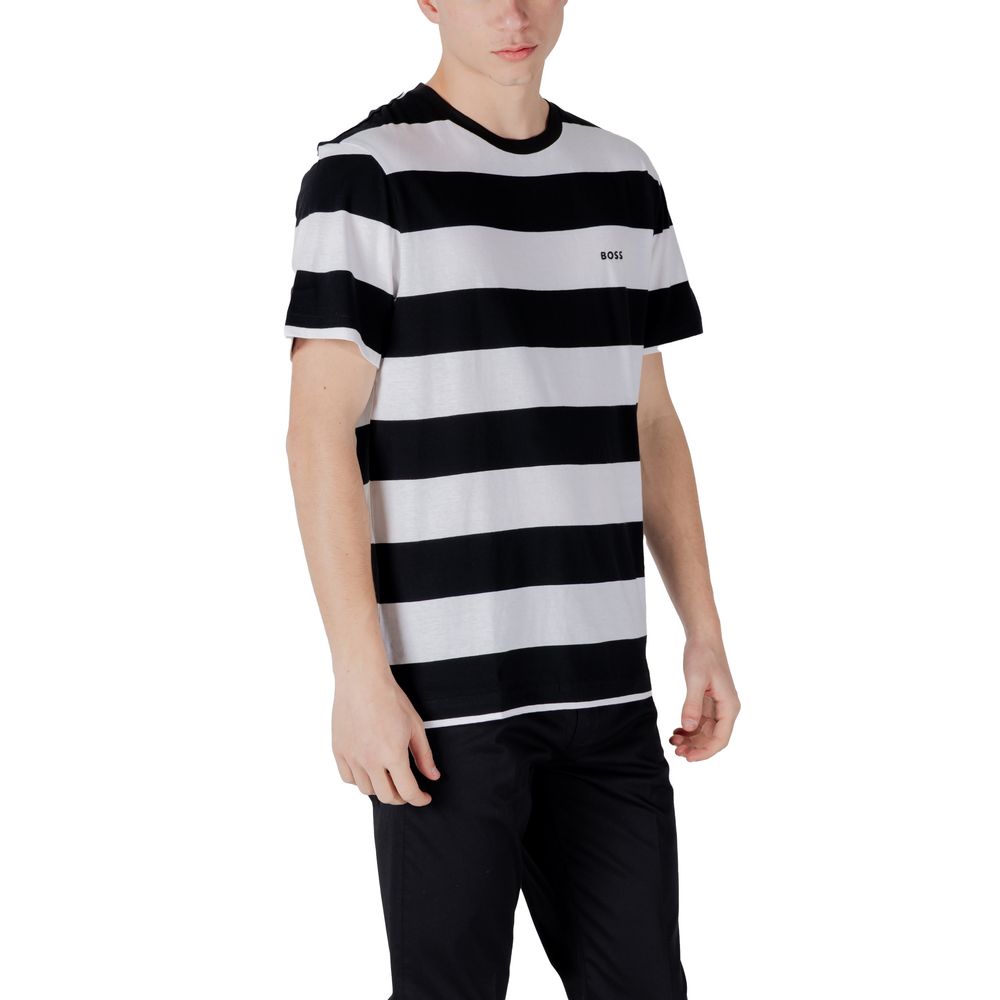 Hugo Boss Black Cotton T-Shirt - Image 4