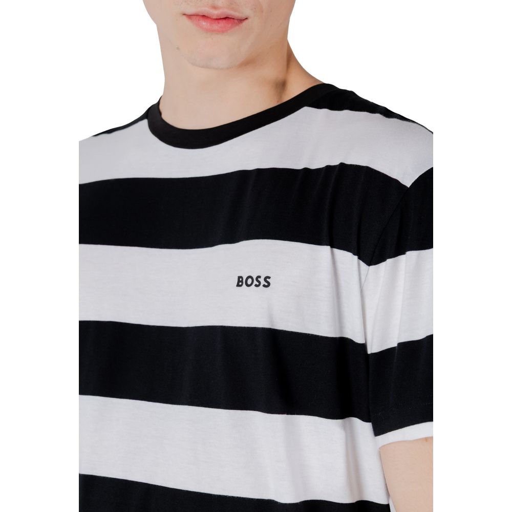Hugo Boss Black Cotton T-Shirt - Image 5
