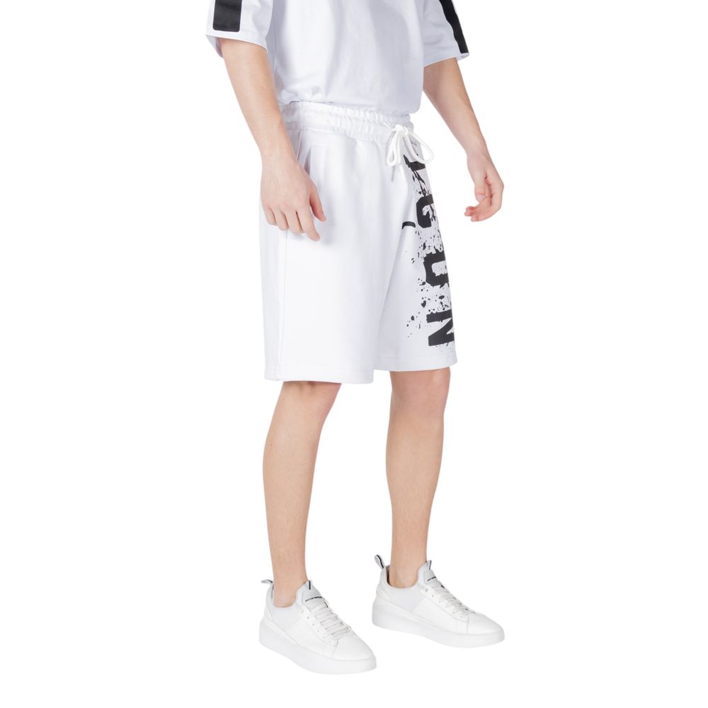 Icon White Cotton Bermuda Shorts - Image 4
