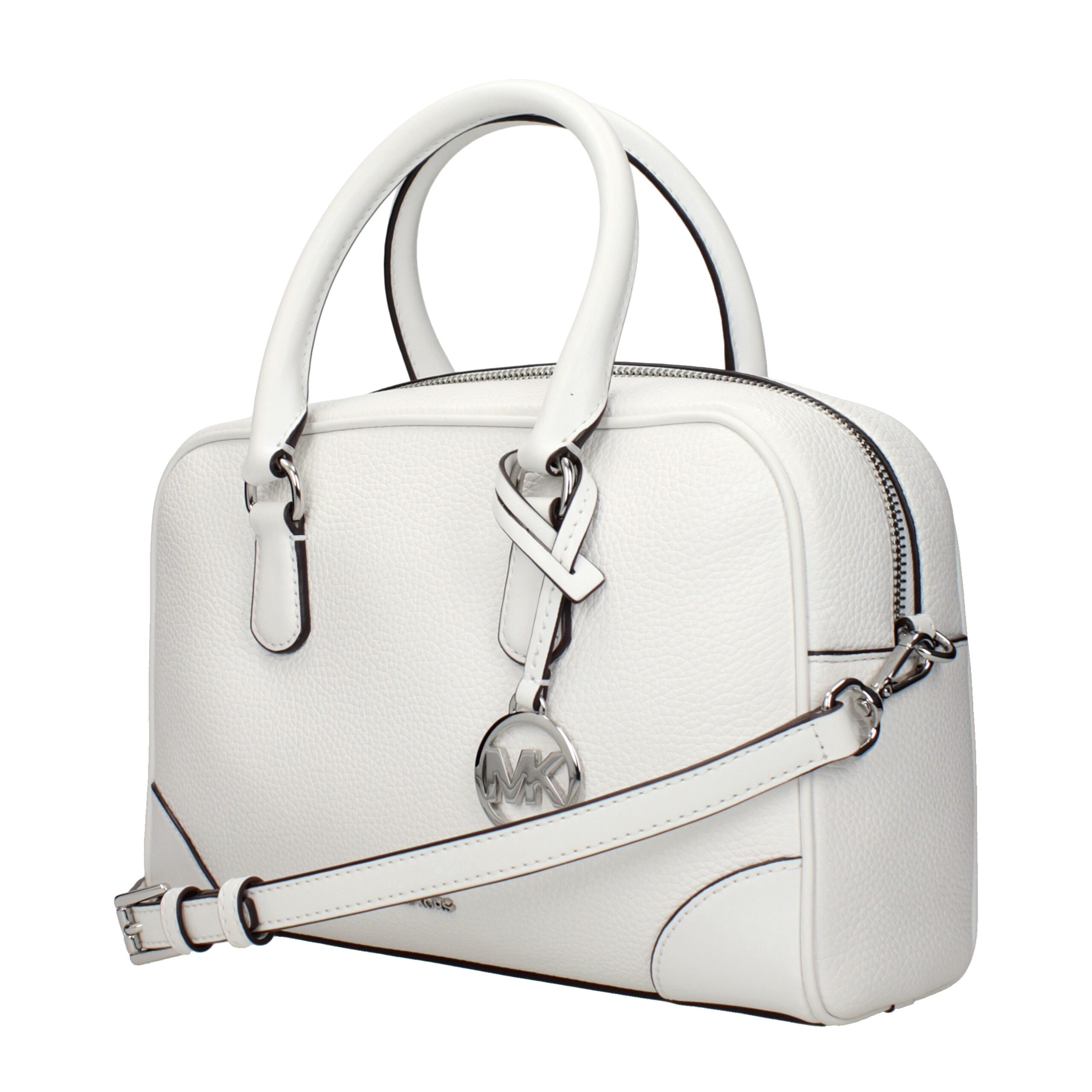 Michael Kors White Leather Handbags - Image 2