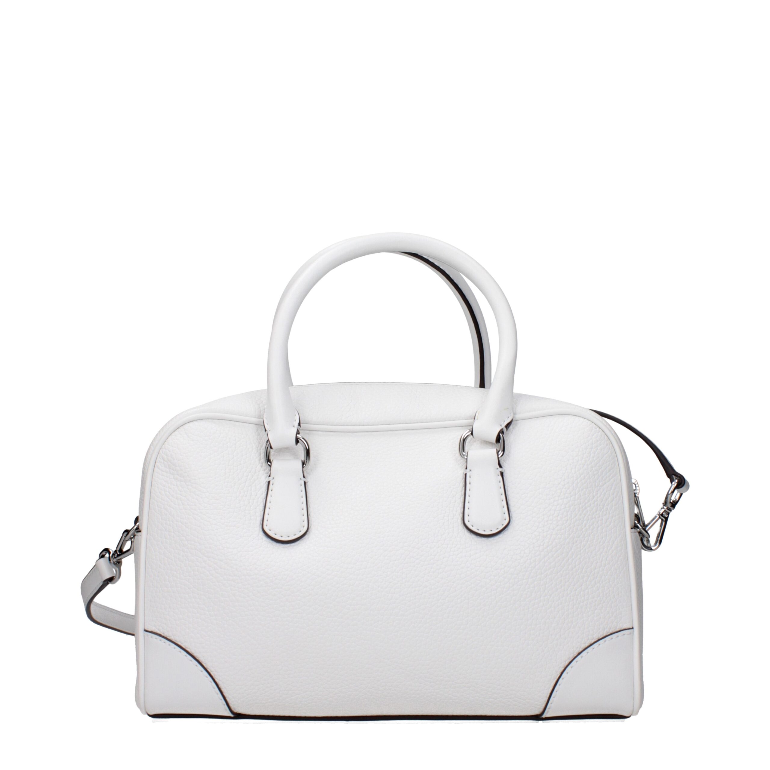 Michael Kors White Leather Handbags - Image 3