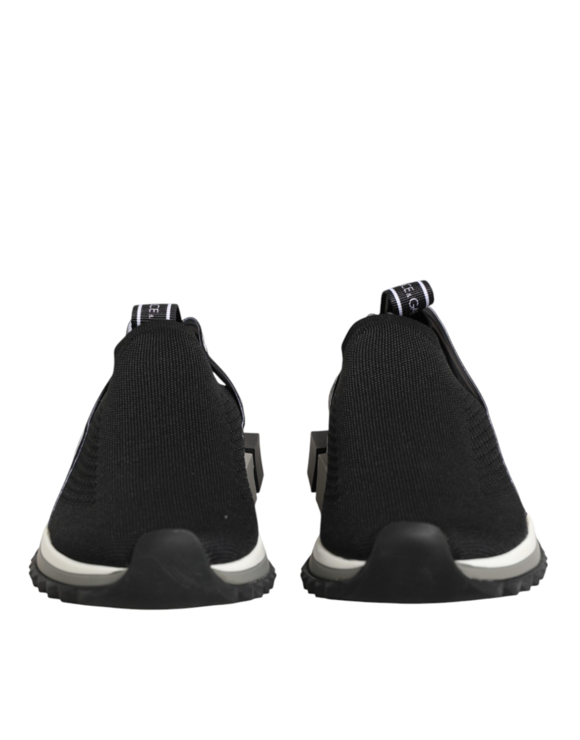 Dolce & Gabbana Black Slip On Sorrento Low Top Sneakers Shoes - Image 3