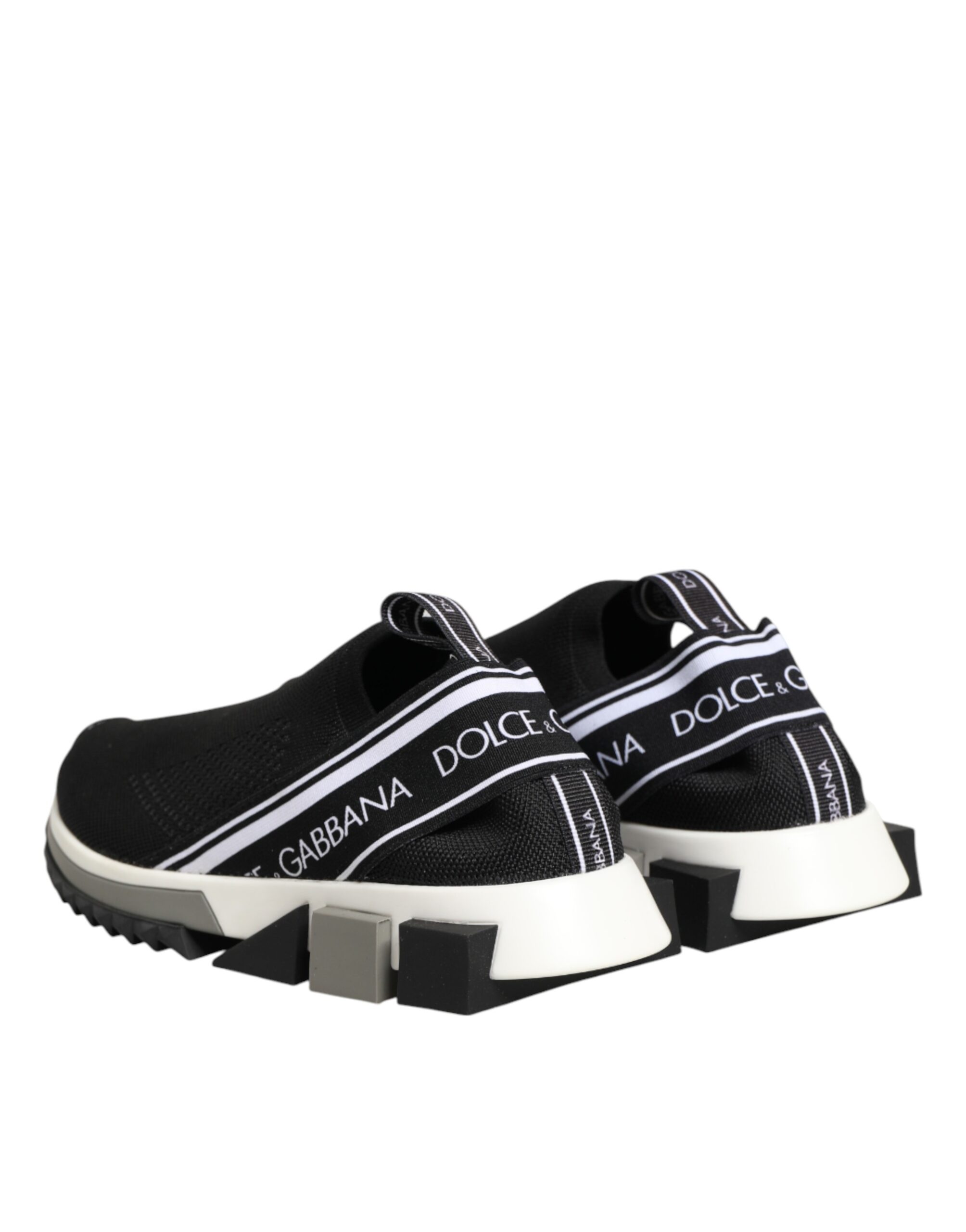 Dolce & Gabbana Black Slip On Sorrento Low Top Sneakers Shoes - Image 6