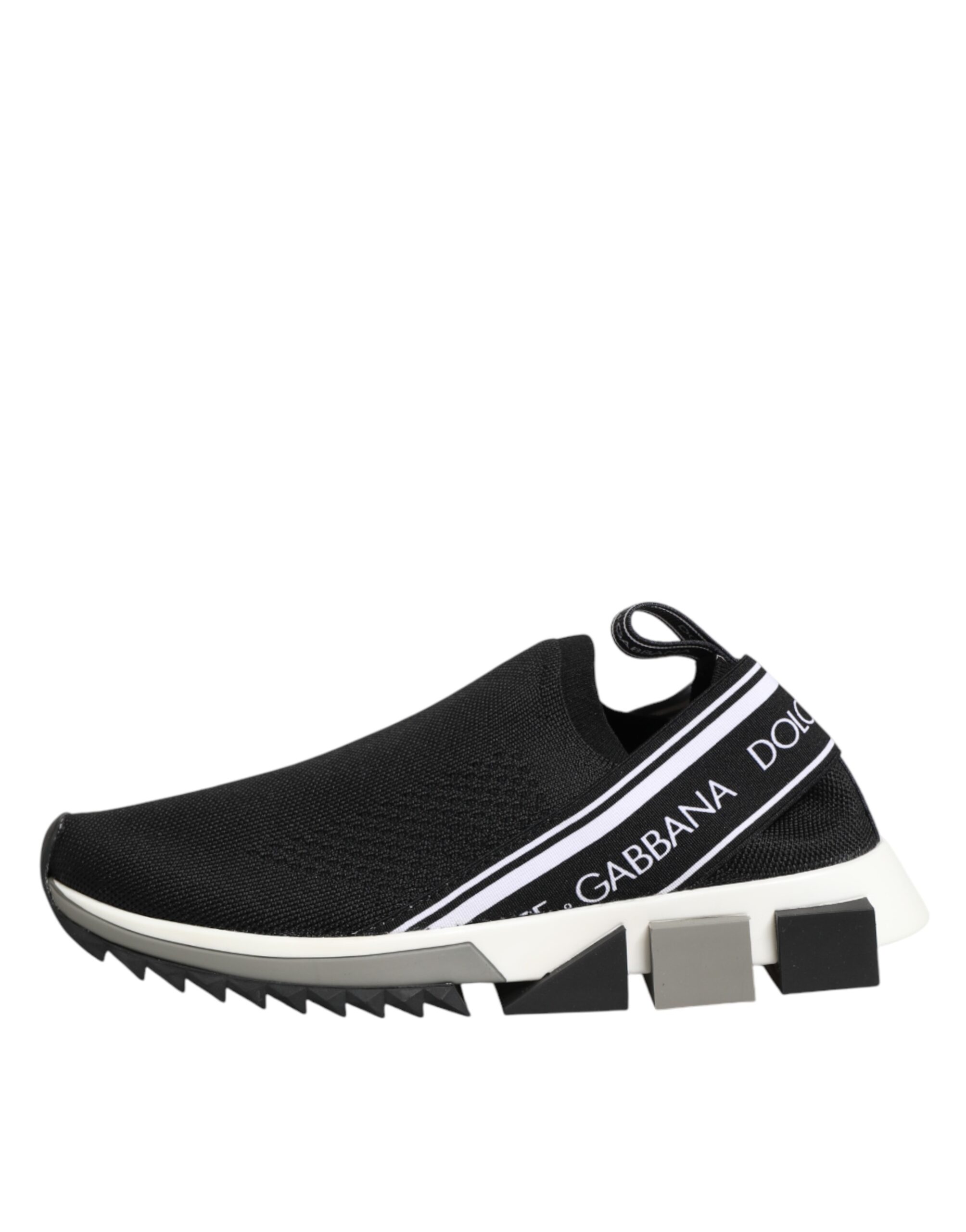 Dolce & Gabbana Black Slip On Sorrento Low Top Sneakers Shoes - Image 7