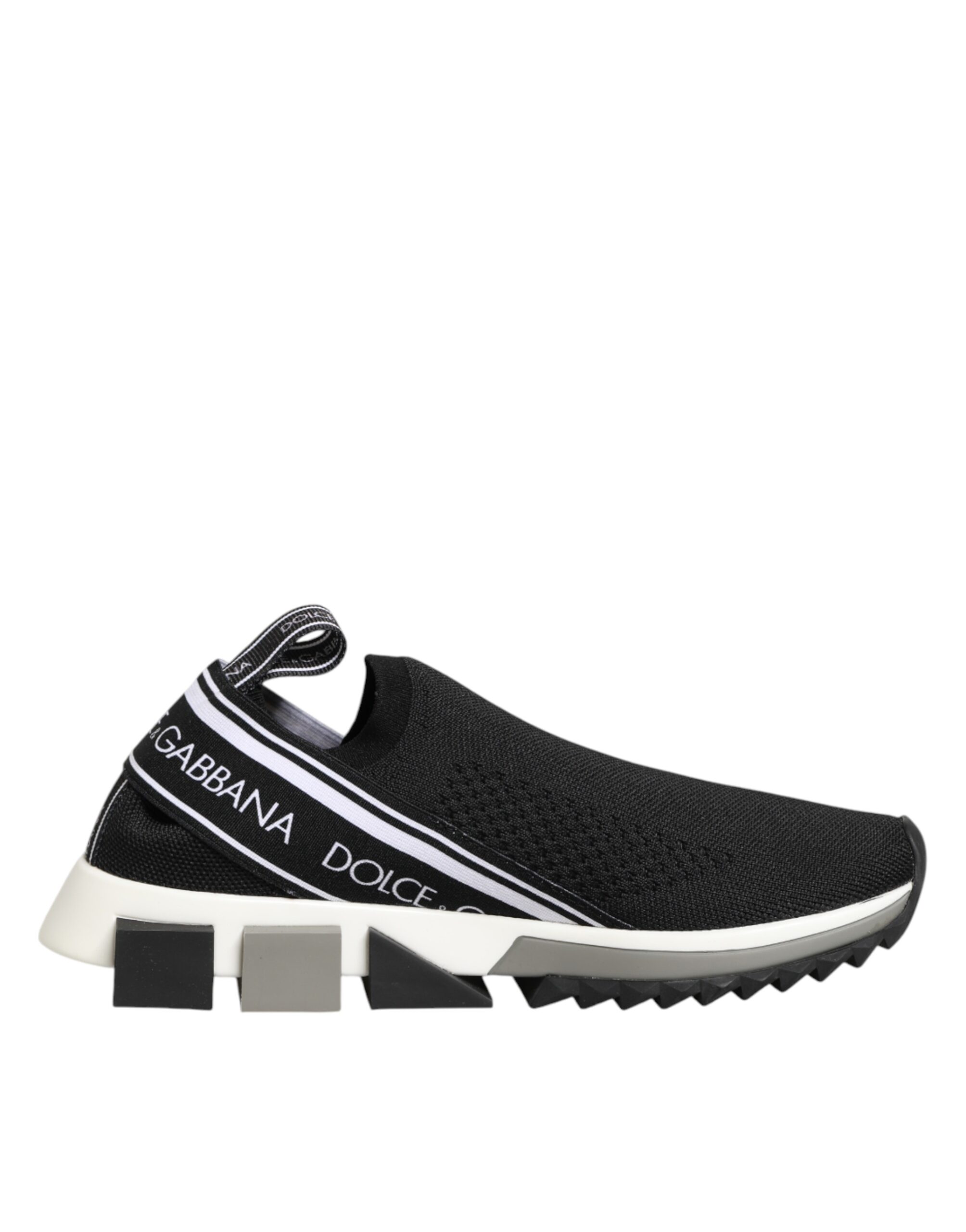 Dolce & Gabbana Black Slip On Sorrento Low Top Sneakers Shoes - Image 2