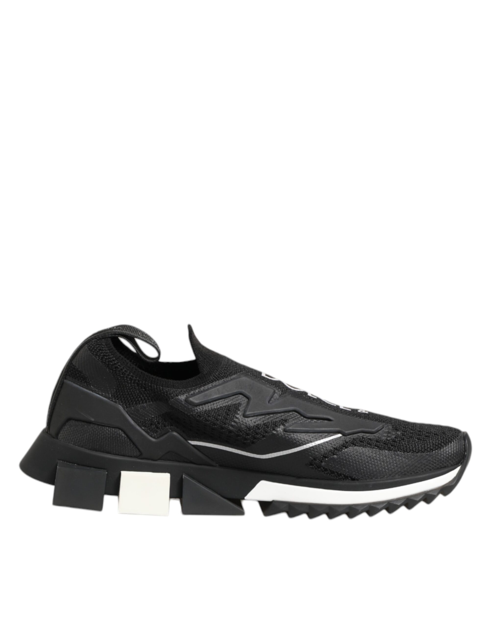 Dolce & Gabbana Black SORRENTO Sport Stretch Sneakers Shoes - Image 2