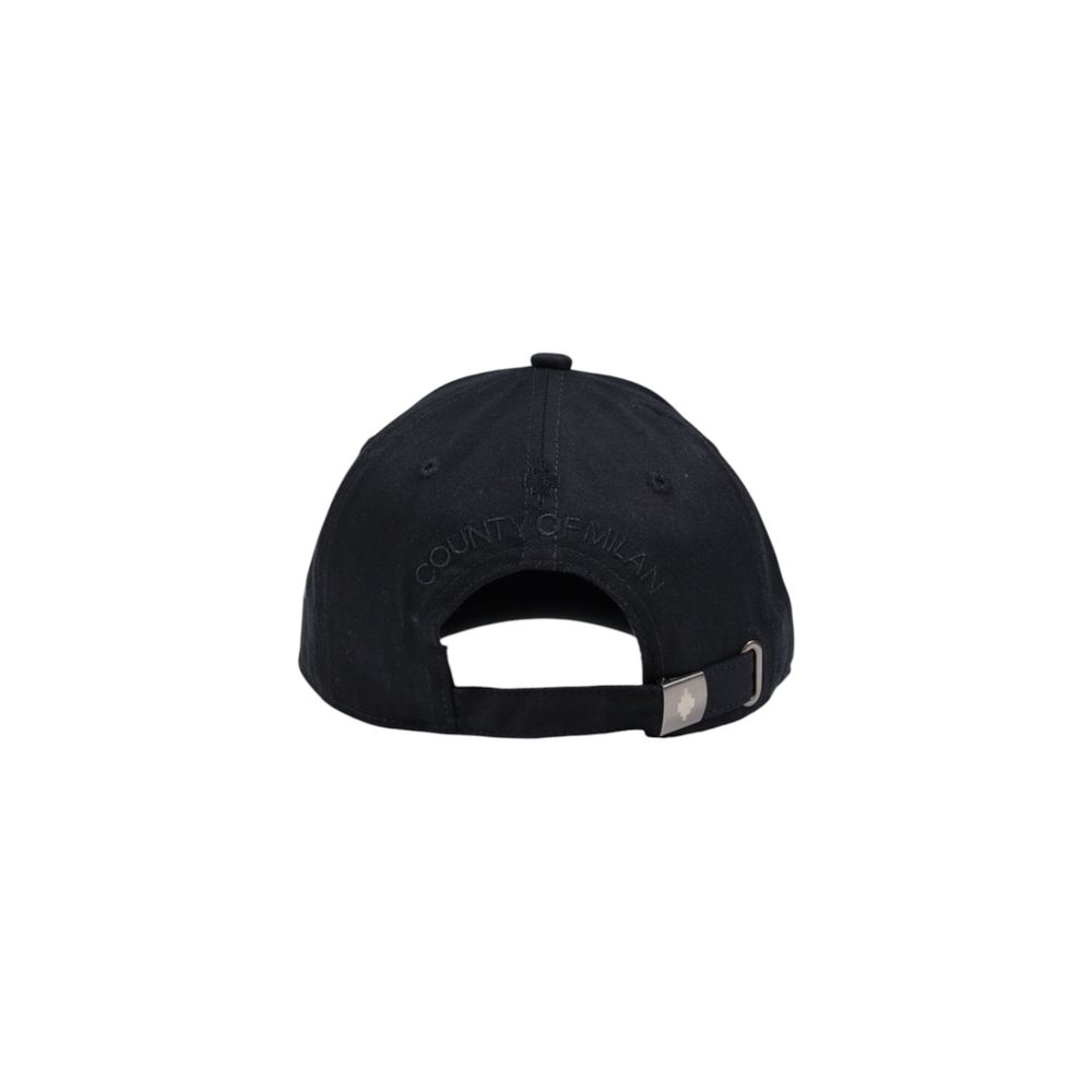 County of Milan Black Cotton Caps Baseball Hat - Image 3