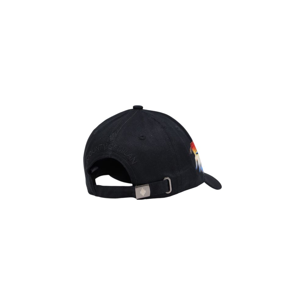 County of Milan Black Cotton Caps Baseball Hat - Image 4