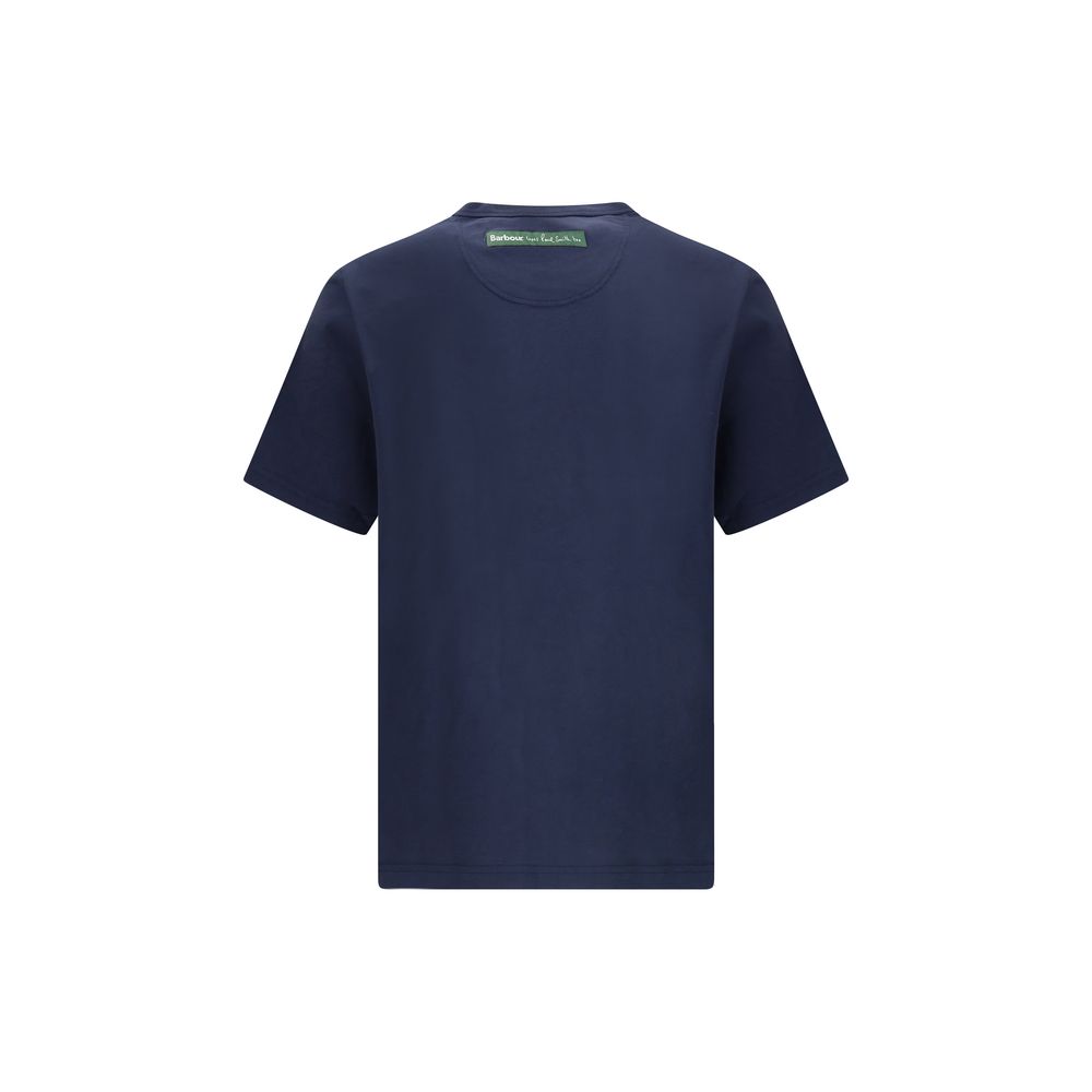 Barbour Blue Cotton T-Shirt - Image 2