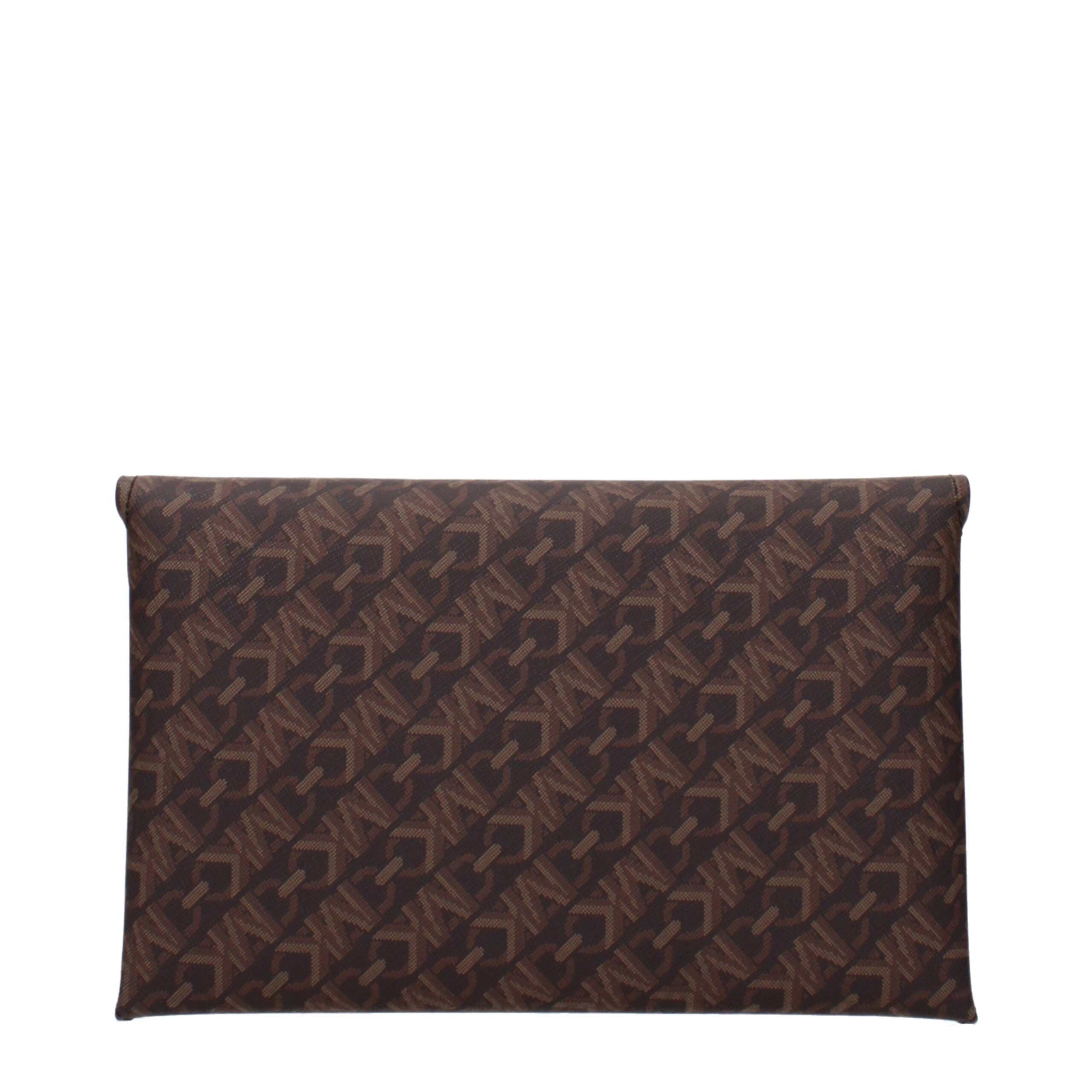 Michael Kors Brown Fabric Clutch Bags - Image 4
