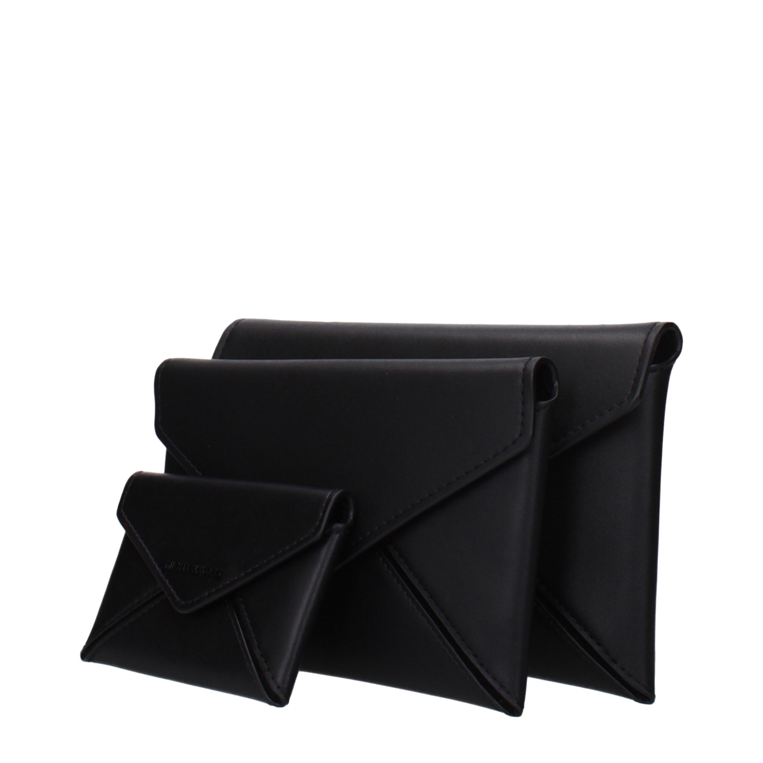 Michael Kors Black Leather Clutch Bags - Image 3