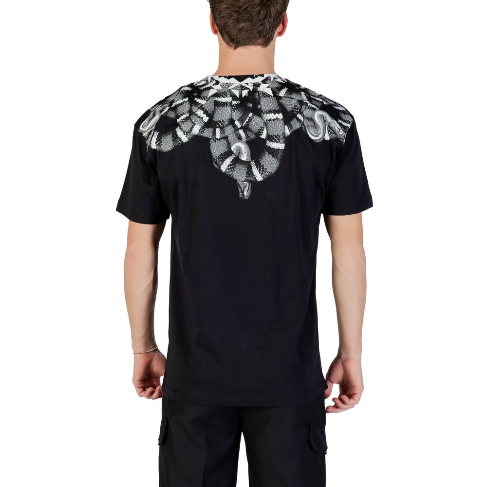 County of Milan Black Cotton T-Shirt - Image 2