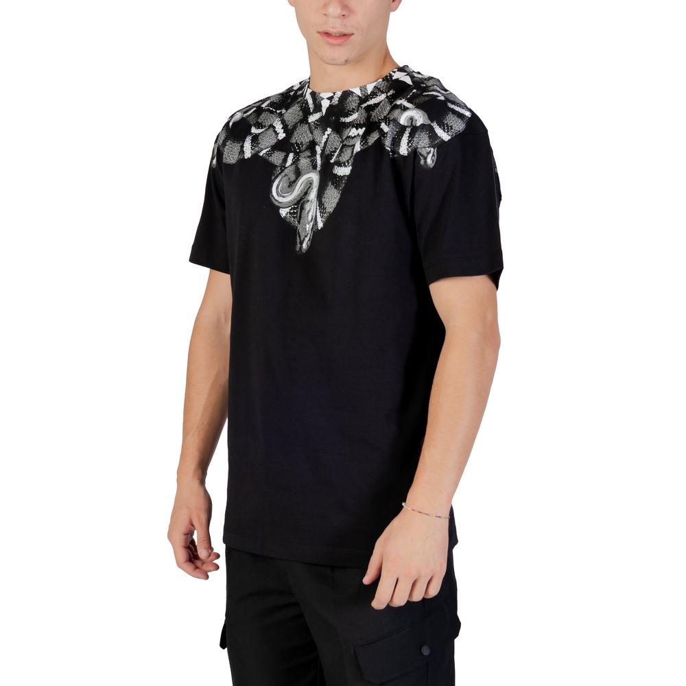 County of Milan Black Cotton T-Shirt - Image 3