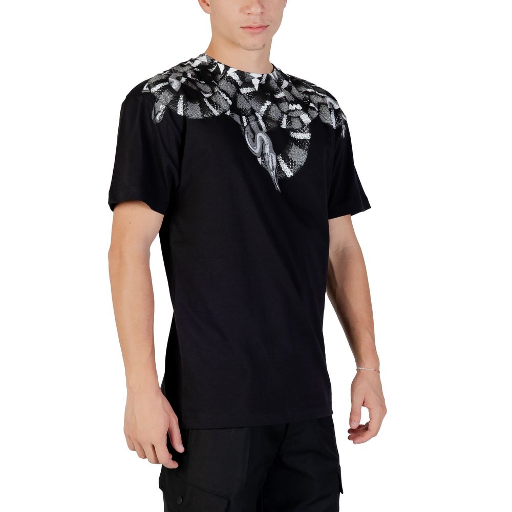 County of Milan Black Cotton T-Shirt - Image 4