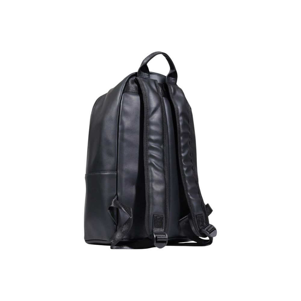 County of Milan Black Polyethylene Backpack - Image 4