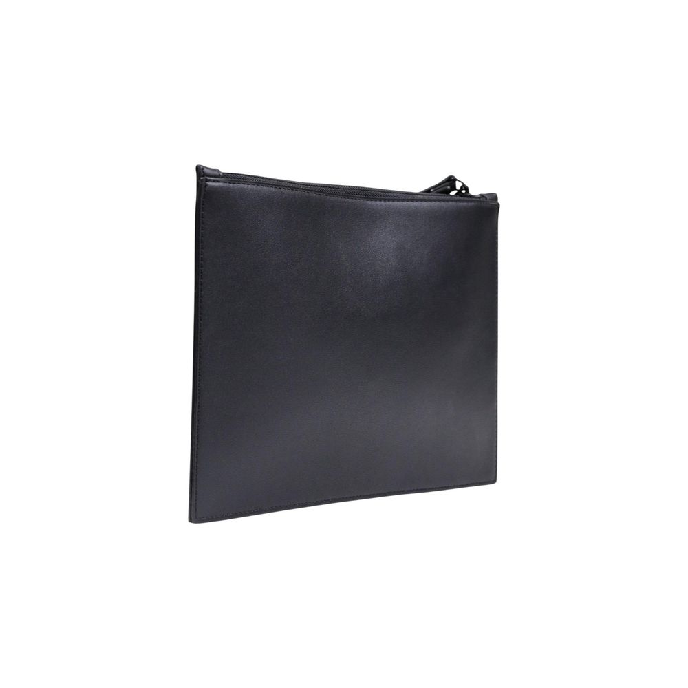County of Milan Black Polyethylene Clutch Bag - Image 4