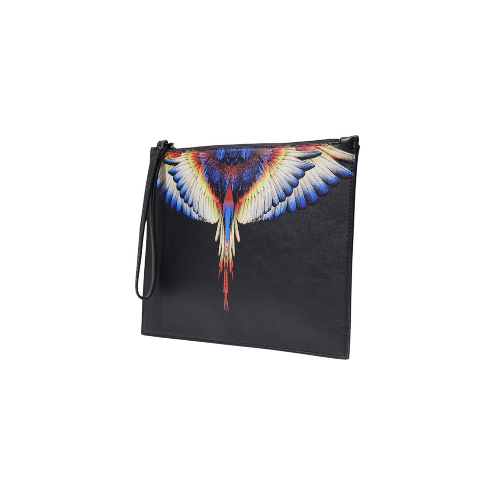 County of Milan Black Polyethylene Clutch Bag - Image 2