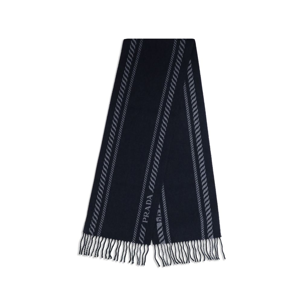 Prada Virgin wool and cashmere Scarf - Image 2