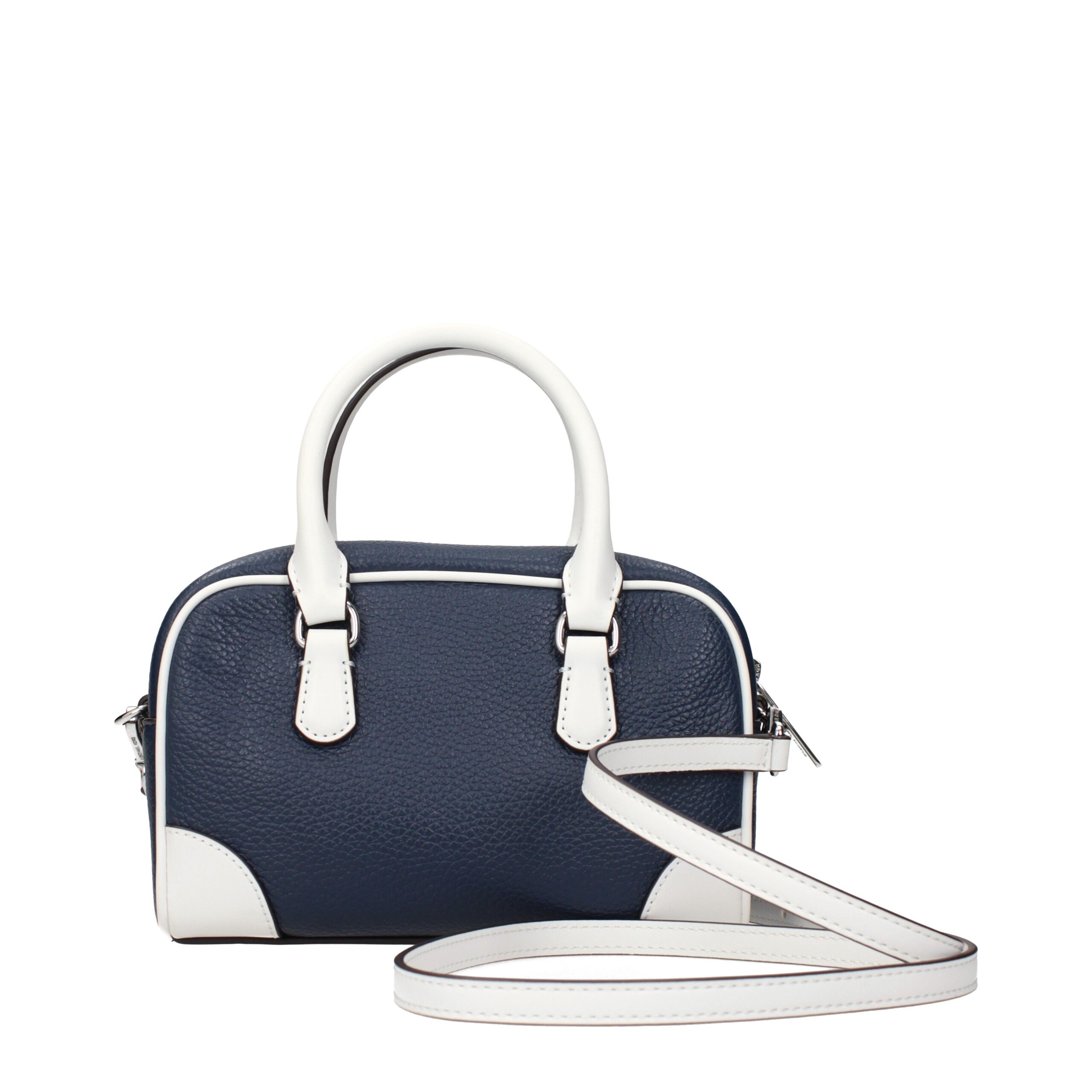 Michael Kors Blue Leather Handbags - Image 3