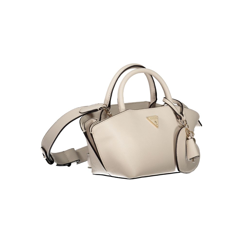Guess Jeans Beige Polyethylene Handbag - Image 3