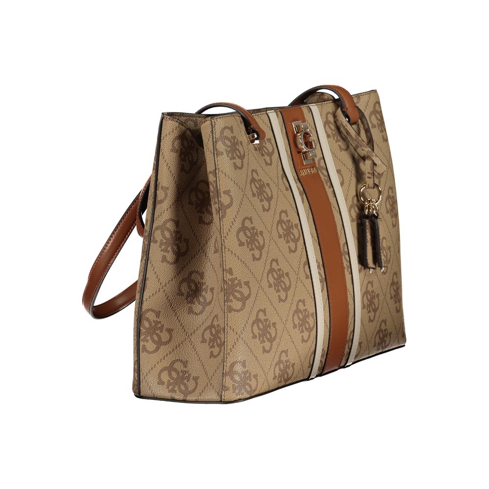 Guess Jeans Beige Polyethylene Handbag - Image 3