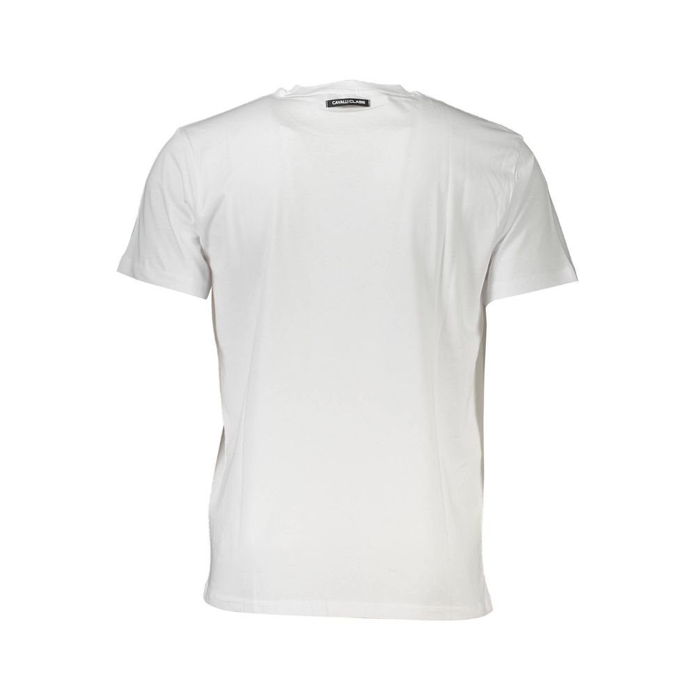 Cavalli Class White Cotton T-Shirt - Image 2