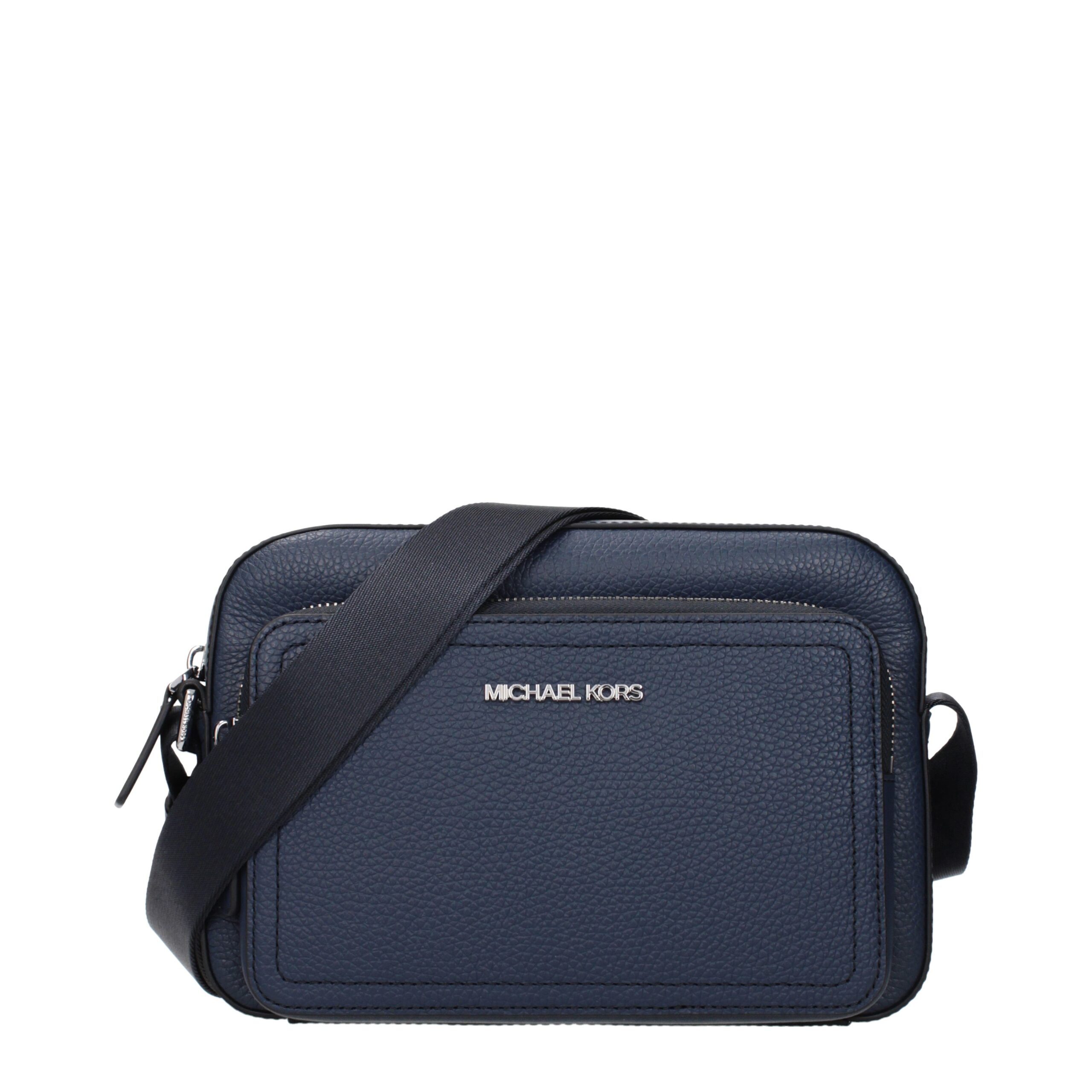 Michael Kors Blue Leather Crossbody Bags