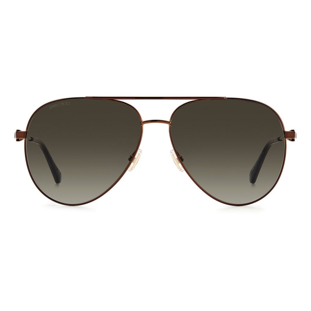 Jimmy Choo Brown Metal Sunglasses - Image 2
