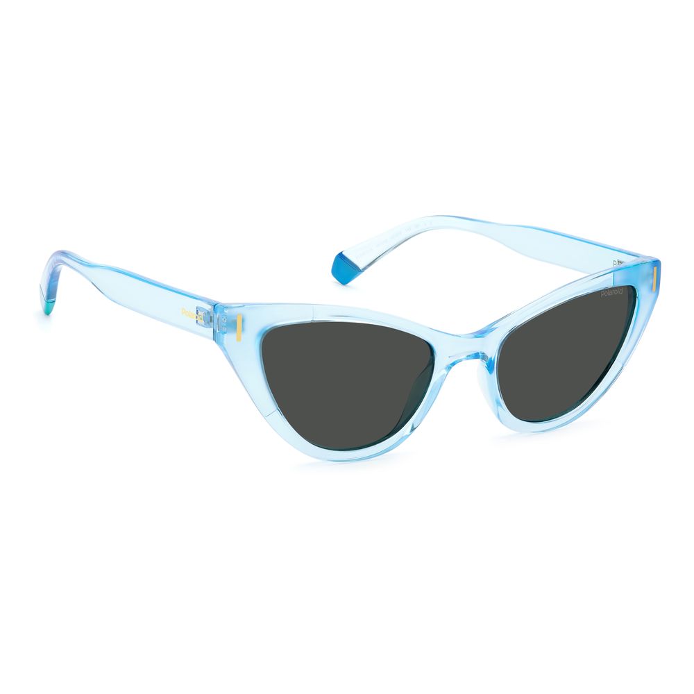 Polaroid Blue Plastic Sunglasses - Image 3