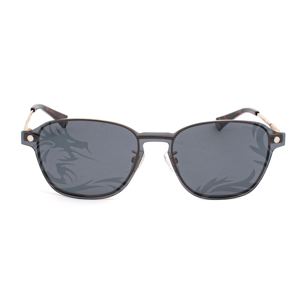 Polaroid Gold Metal Sunglasses - Image 2