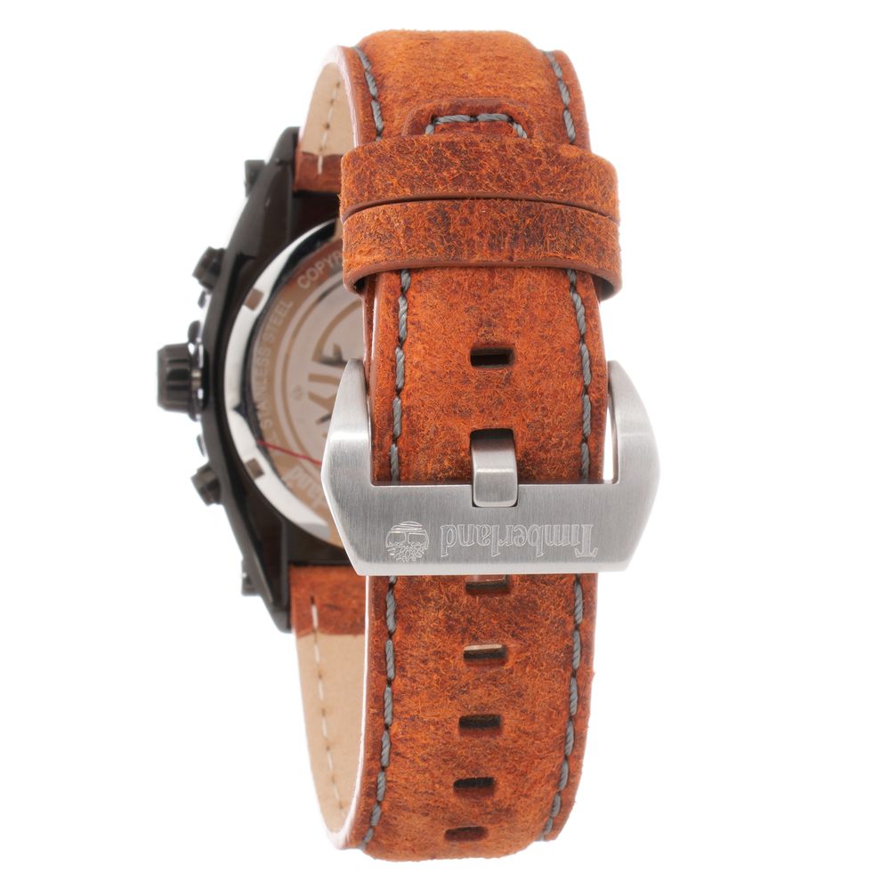 Timberland Brown Leather Dress Watch - Image 2